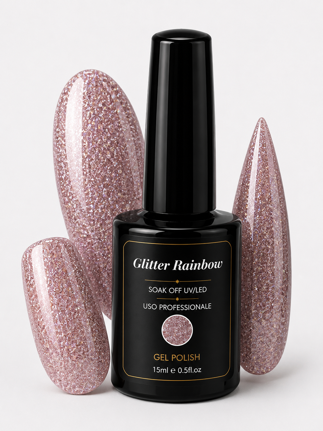 Gel Polish Essence Glitter Rainbow